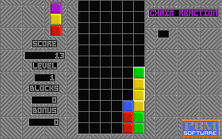 Chain Reaction atari screenshot